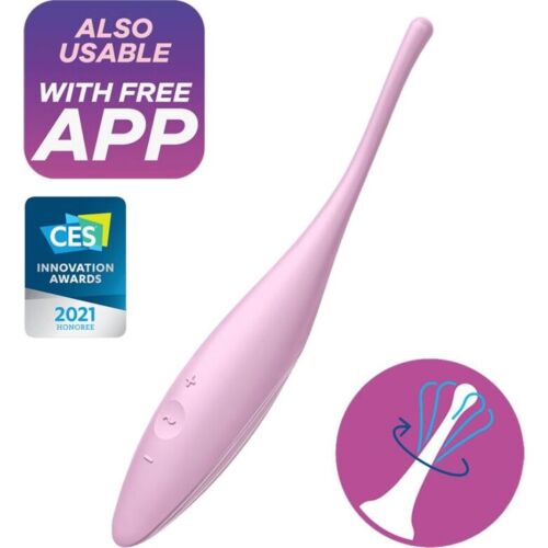 Stimolatore Clitoride Satisfyer Twirling Joy con App