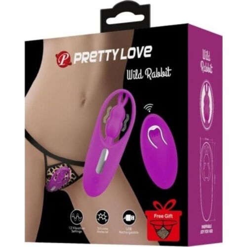 Vibratore Pretty Love Wild Rabbit con telecomando