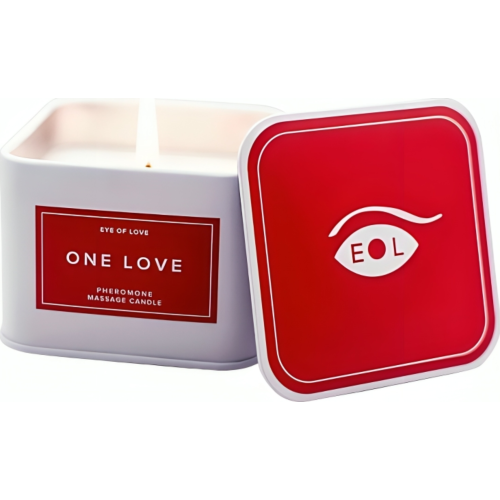 Candela da Massaggio EYE OF LOVE One Love 150 ml con Feromonas