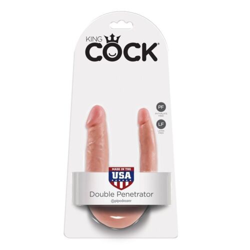 Dildo King Cock U Shaped Small 12.7 cm con dettagli realisti