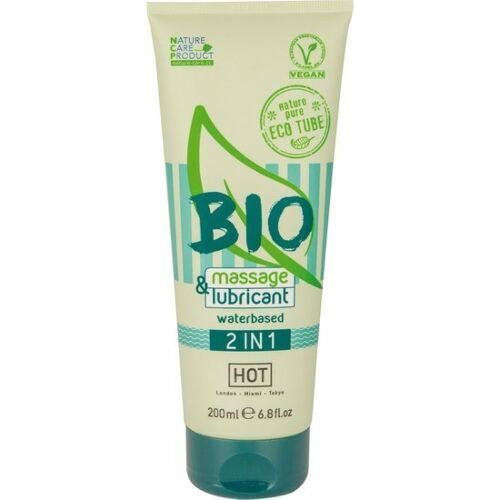 Lubrificante e gel da massaggio HOT 2 in 1 200ml
