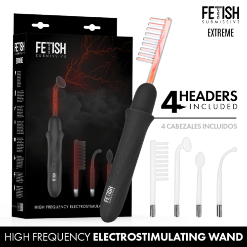 Vibratore Wand FETISH SUBMISSIVE - Elettrostimolazione intensa