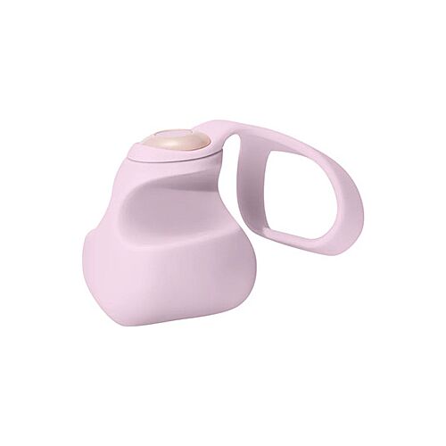 Mini vibratore Dame Products Fin Quartz con adattatore per dita