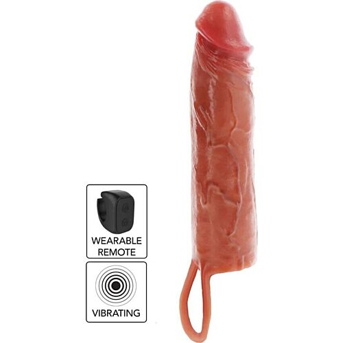 Guaina vibrante Get Real Hydrated Skin 20 cm per pene