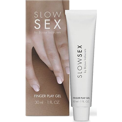 Gel massaggio con dita BIJOUX SLOW SEX 30 ml