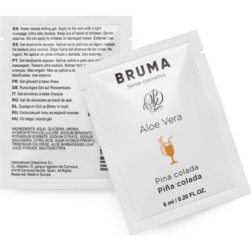 Gel scorrevole BRUMA 6 ML con aloe vera e sapore piña colada