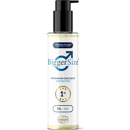 Gel Intimo Medica Group Bigger Size 150 ml per Aumento del Pene