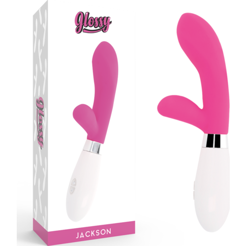 Massaggiatore GLOSSY Jackson Rabbit con doppio motore