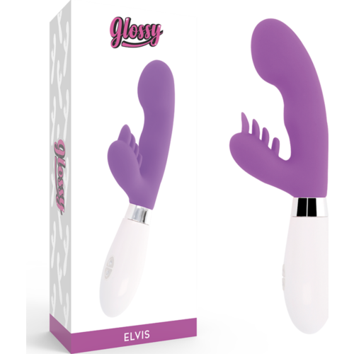 Massaggiatore GLOSSY Rabbit Elvis con 10 Funzioni