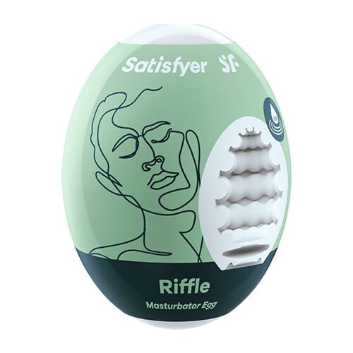 Masturbatore uovo SATISFYER EGGCITED Riffle