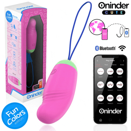 Uovo vibrante ONINDER CUTE con movimento in onde innovativo