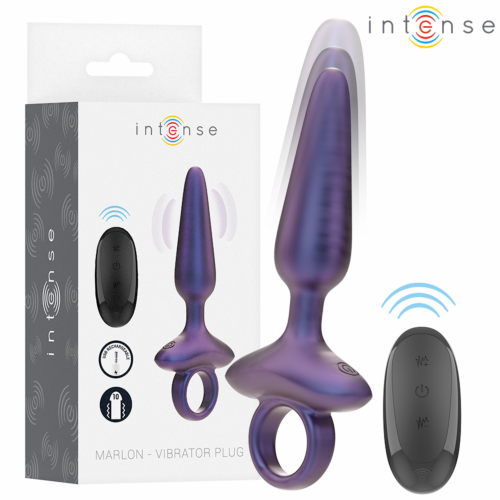 Plug Anale Vibrante INTENSE MARLON con Controllo Remoto