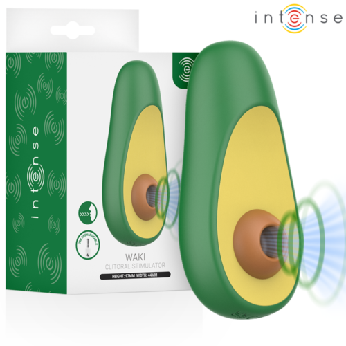 Stimolatore Succhiatore Clitorideo INTENSE WAKI AVOCADO