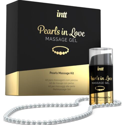 Kit Massaggio INTT Pearls In Love con Gel e Collana di Perle