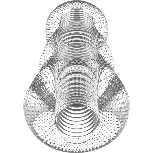 Masturbatore JAMYJOB TENSEK 1 con design trasparente