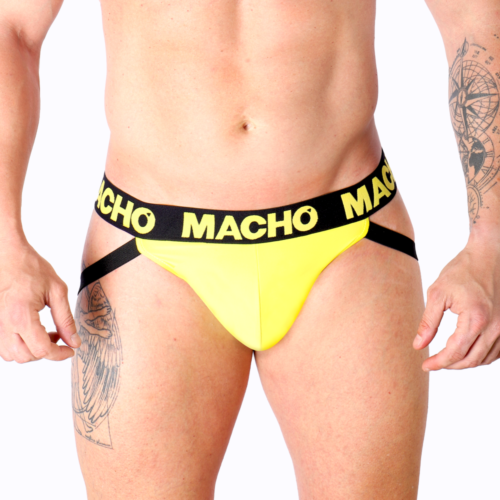 Jockstrap MACHO MX25A con fondo nudo e comfort