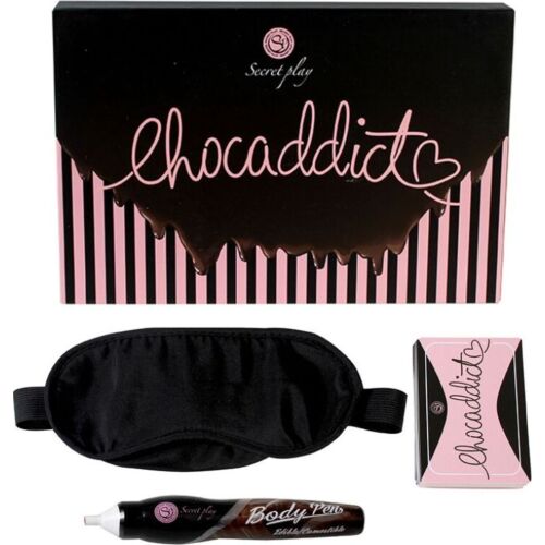 Gioco erotico SECRETPLAY Chocaddict – 40 carte e Body Pen