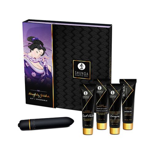 Kit coppia SHUNGA Geisha Naughty con lubrificante e gel