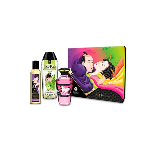 Kit fruttato Shunga Fruity Kisses per coppie