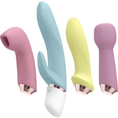 Succionatori Satisfyer Marvelous Four Set con 4 Stimolatori