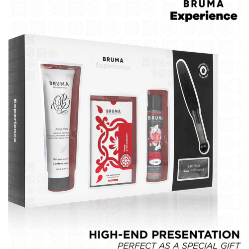Kit di Massaggio BRUMA XPERIENCE con Gel Stimolante Fragola