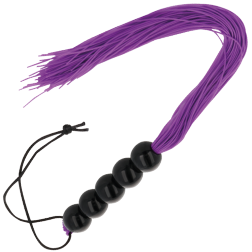 Frusta BDSM Darkness Sensations Lilla con manico di presa