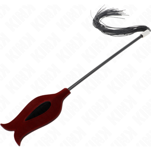 Frusta KINK - Silicona con forma di rosa 45 cm