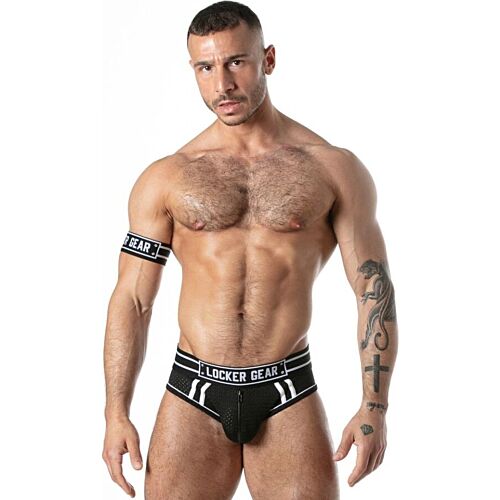 Slip sportivo in rete LOCKER GEAR nero XL