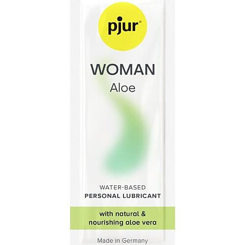 Lubrificante a base d'acqua PJUR WOMAN Aloe 2 ml con aloe vera