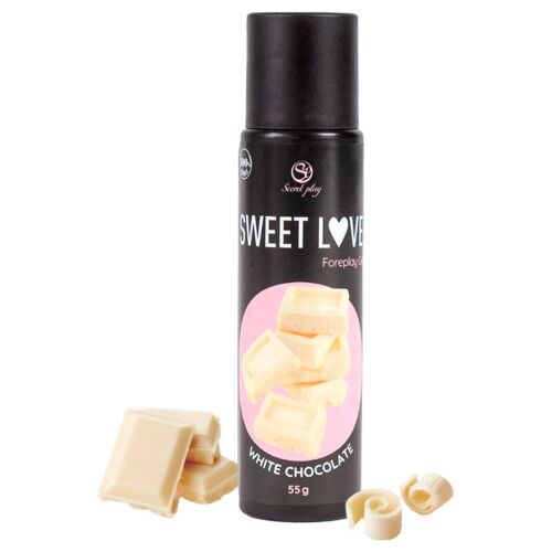 Lubrificante Secretplay Gel Dolce Amore al Cioccolato Bianco 60ml - 100% Commestibile