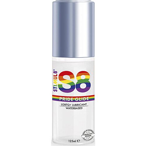 Lubrificante STIMUL8 S8 Pride Glide 125 ml | Extraespeso e duraturo