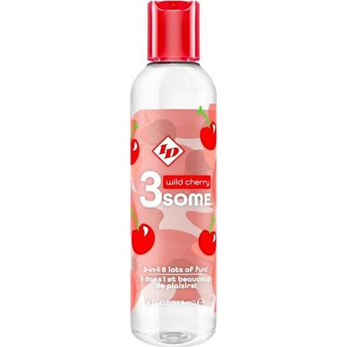 Lubrificante ID 3SOME - Cereza 4 FL OZ per Massaggi e Piacere Orale