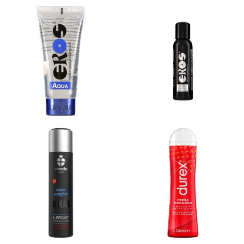 Kit di lubrificanti a base d'acqua, al silicone, anale e aromatizzato