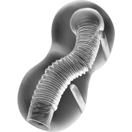 Masturbatore JAMYJOB TENSEK 3 con design trasparente