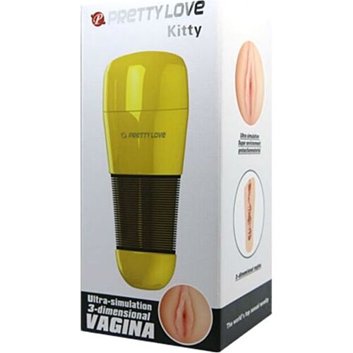 Masturbatore Vaginale Pretty Love Kitty 2 con Ventosa