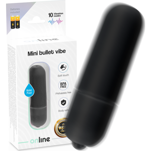 Mini vibratore ONLINE Mini Bala con 10 modalità di vibrazione