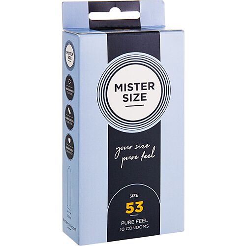 Preservativi MISTER SIZE Talla M 53 mm | Ultrafini e Sicuri