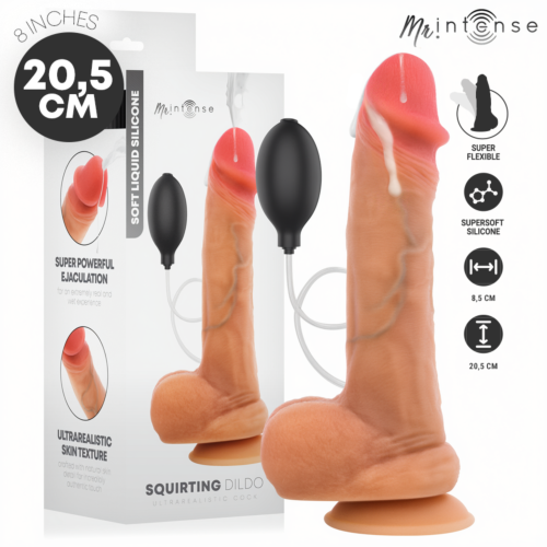 Dildo MR. INTENSE Danny 20.5 cm con funzione di eiaculazione