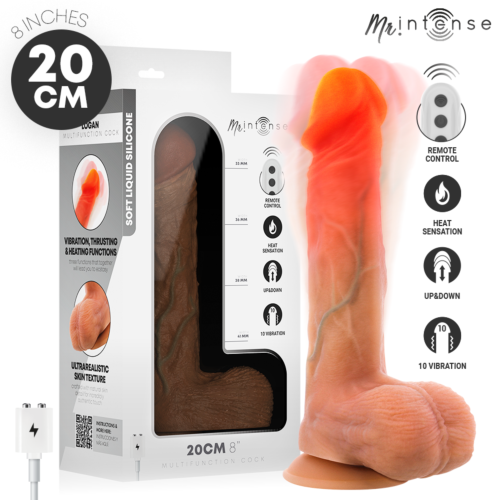 Vibratore MR. INTENSE Logan con telecomando e effetto caldo