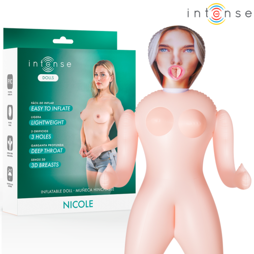 Muñeca Hinchable Intense Dolls Nicole con Tre Orifizi
