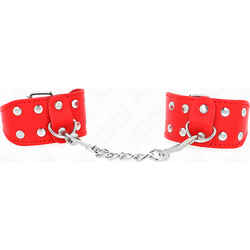 Manette KINK con doppia linea di borchie