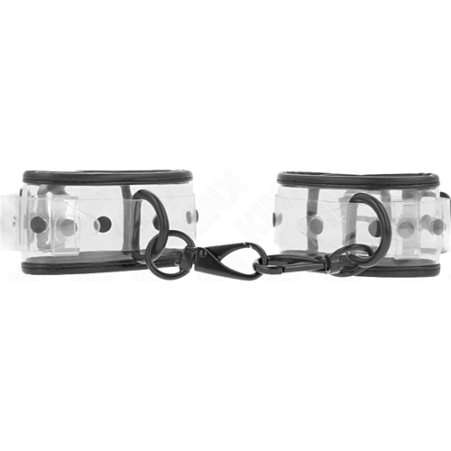 Manette KINK Wrist Restraint trasparenti regolabili
