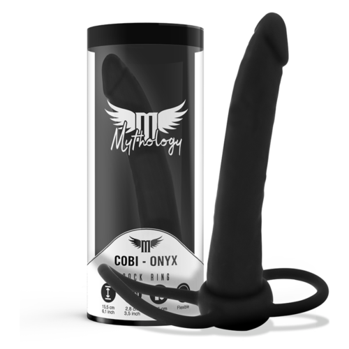 Dildo Anale Mythology Cobi Onyx con Anelli Integrati