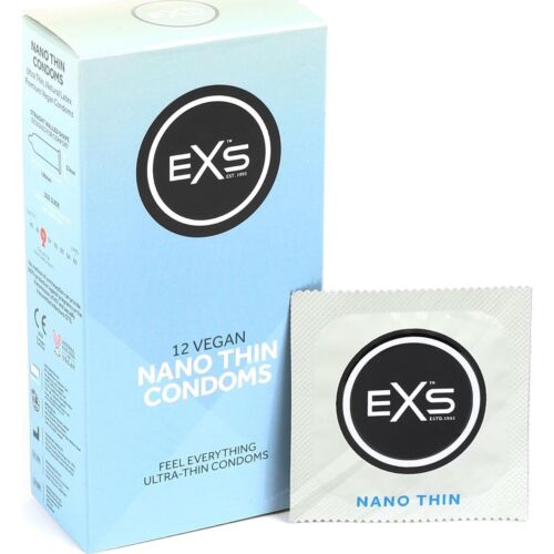 Preservativi Exs Nano Thin 12 pezzi - Sensazione pelle a pelle