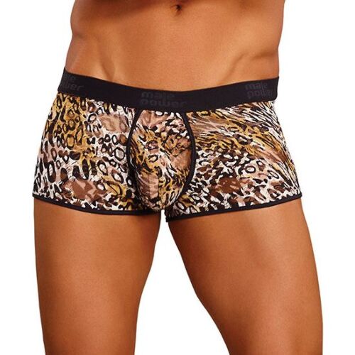 Short Uomo Male con Estampato di Leopardo