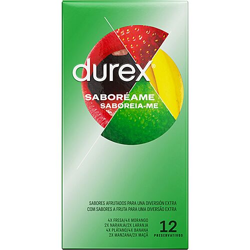 Preservativi Durex Saboréame con gusti fruttati