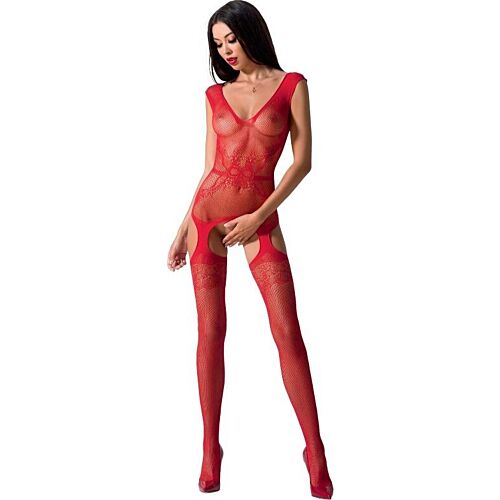 Bodystocking PASSION WOMAN BS062 con apertura in entrepierna