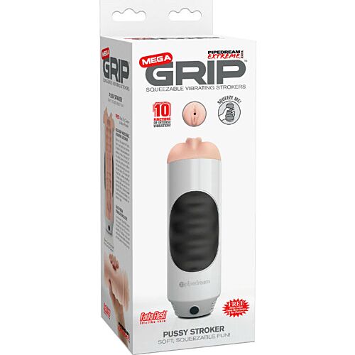 Masturbatore Mega Grip Bianco