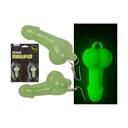 Orecchini Pene Out Of The Blue Glow