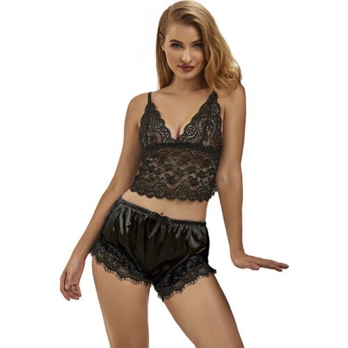 Conjunto di lingerie SUBBLIME S/M in pizzo e seta